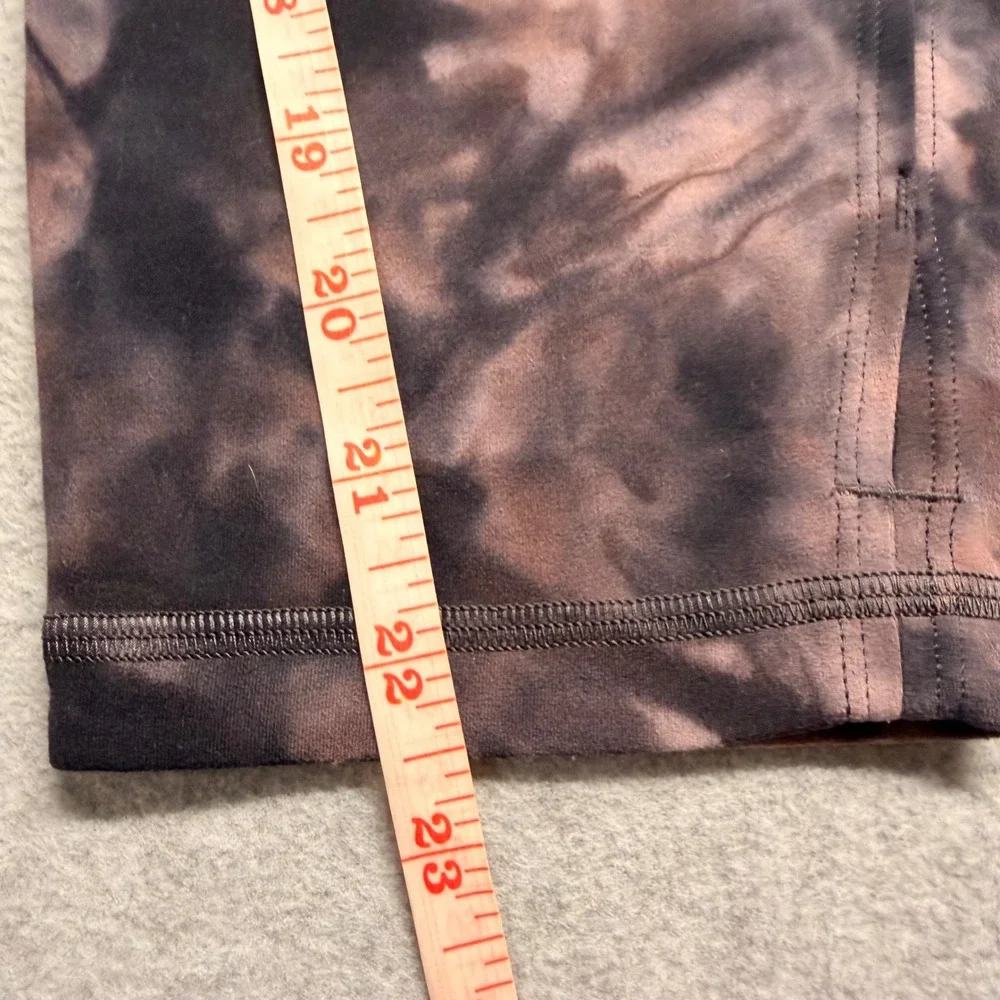Lululemon Unlimit High-Rise Crop 23 Diamond Dye Graphite Grey Bronze Pink 8